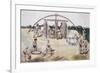 Sugar Cane Pressing, Kutch School, circa 1840-50-null-Framed Giclee Print