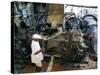 Sugar Cane Processing Machinery, Pere Labat Distillery, Ile De Marie-Galante, French Antilles-Bruno Barbier-Stretched Canvas