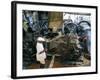 Sugar Cane Processing Machinery, Pere Labat Distillery, Ile De Marie-Galante, French Antilles-Bruno Barbier-Framed Photographic Print