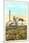 Sugar Cane Processing Mill-null-Mounted Art Print