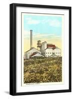 Sugar Cane Processing Mill-null-Framed Art Print