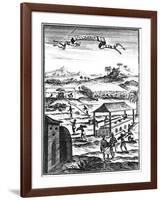 Sugar Factory and Plantation in the West Indies, 1686-Allain Manesson Mallet-Framed Giclee Print