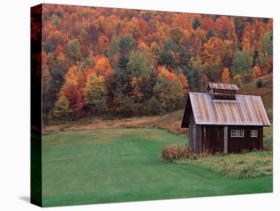 Sugar House on a Vermont Farm, USA-Charles Sleicher-Stretched Canvas