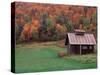 Sugar House on a Vermont Farm, USA-Charles Sleicher-Stretched Canvas