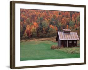 Sugar House on a Vermont Farm, USA-Charles Sleicher-Framed Photographic Print