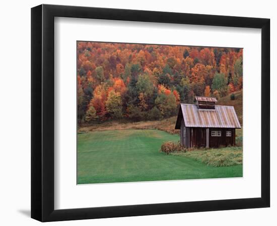 Sugar House on a Vermont Farm, USA-Charles Sleicher-Framed Photographic Print