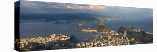 Sugar Loaf and Rio de Janeiro, Brazil-Michele Falzone-Stretched Canvas