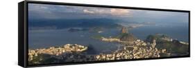 Sugar Loaf and Rio de Janeiro, Brazil-Michele Falzone-Framed Stretched Canvas