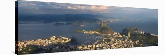 Sugar Loaf and Rio de Janeiro, Brazil-Michele Falzone-Stretched Canvas