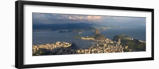 Sugar Loaf and Rio de Janeiro, Brazil-Michele Falzone-Framed Photographic Print