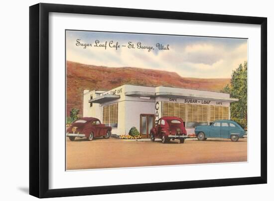 Sugar Loaf Cafe, Roadside Retro-null-Framed Art Print