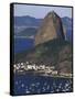 Sugar Loaf Mountain, Botafogo Bay, Rio de Janeiro, Brazil-null-Framed Stretched Canvas