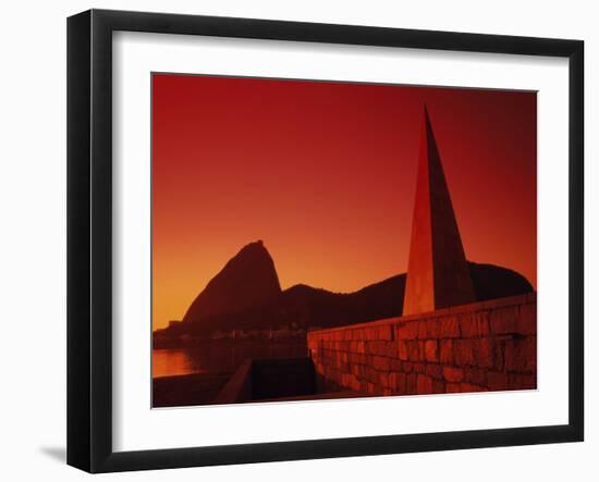 Sugar Loaf Mountain, Estacio de Sa Monument, Rio de Janeiro, Brazil-null-Framed Premium Photographic Print