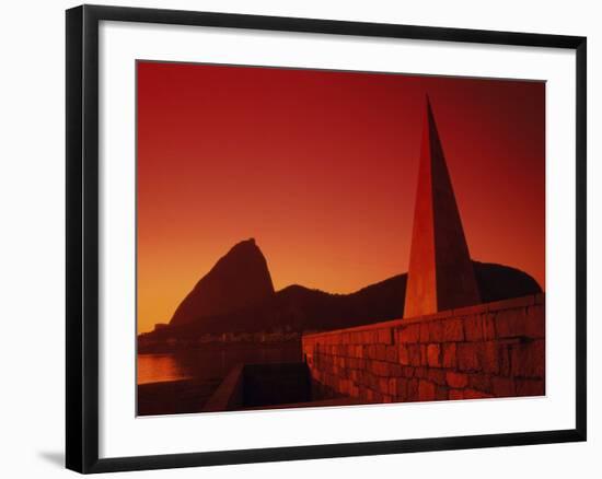 Sugar Loaf Mountain, Estacio de Sa Monument, Rio de Janeiro, Brazil-null-Framed Photographic Print