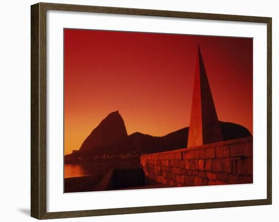 Sugar Loaf Mountain, Estacio de Sa Monument, Rio de Janeiro, Brazil-null-Framed Photographic Print