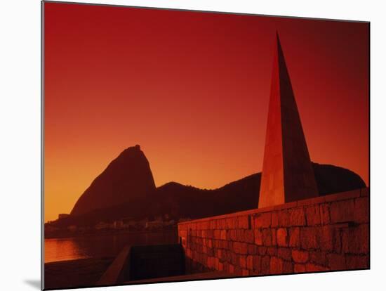 Sugar Loaf Mountain, Estacio de Sa Monument, Rio de Janeiro, Brazil-null-Mounted Photographic Print