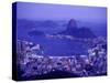 Sugar Loaf Mountain, Guanabara Bay, Rio de Janeiro, Brazil-null-Stretched Canvas