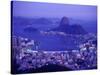 Sugar Loaf Mountain, Guanabara Bay, Rio de Janeiro, Brazil-null-Stretched Canvas