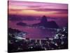 Sugar Loaf Mountain, Guanabara Bay, Rio de Janeiro, Brazil-null-Stretched Canvas