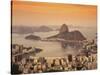 Sugar Loaf Mountain, Guanabara Bay, Rio de Janeiro, Brazil-null-Stretched Canvas