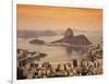 Sugar Loaf Mountain, Guanabara Bay, Rio de Janeiro, Brazil-null-Framed Photographic Print