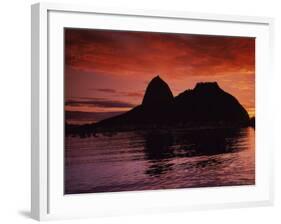 Sugar Loaf Mountain, Guanabara Bay, Rio de Janeiro, Brazil-null-Framed Photographic Print