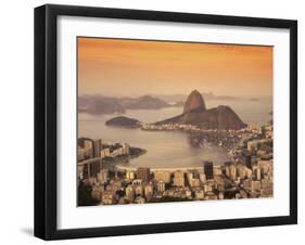 Sugar Loaf Mountain, Guanabara Bay, Rio de Janeiro, Brazil-null-Framed Photographic Print