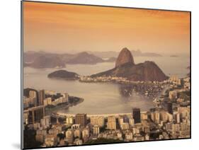 Sugar Loaf Mountain, Guanabara Bay, Rio de Janeiro, Brazil-null-Mounted Photographic Print