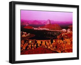 Sugar Loaf Mountain, Guanabara Bay, Rio de Janeiro, Brazil-null-Framed Photographic Print