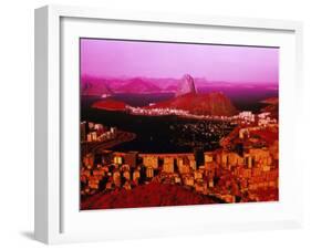 Sugar Loaf Mountain, Guanabara Bay, Rio de Janeiro, Brazil-null-Framed Photographic Print