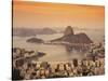 Sugar Loaf Mountain, Guanabara Bay, Rio de Janeiro, Brazil-null-Stretched Canvas