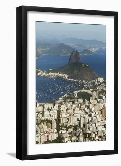Sugar Loaf Mountain, Rio De Janeiro, Brazil, South America-Angelo-Framed Photographic Print
