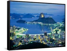 Sugar Loaf Mountain, Rio de Janeiro, Brazil-null-Framed Stretched Canvas