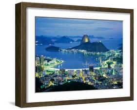 Sugar Loaf Mountain, Rio de Janeiro, Brazil-null-Framed Premium Photographic Print