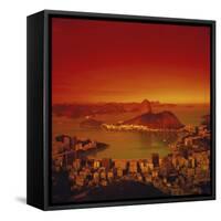 Sugar Loaf Mountain, Rio de Janeiro, Brazil-null-Framed Stretched Canvas