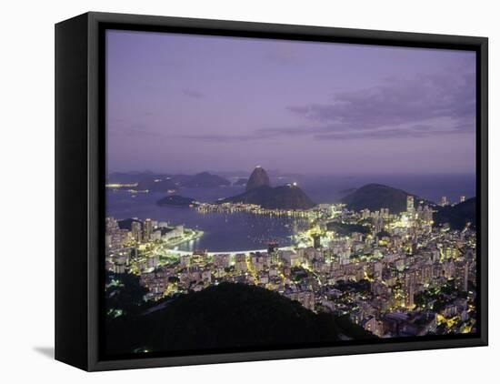 Sugar Loaf Mountain, Rio de Janeiro, Brazil-null-Framed Stretched Canvas