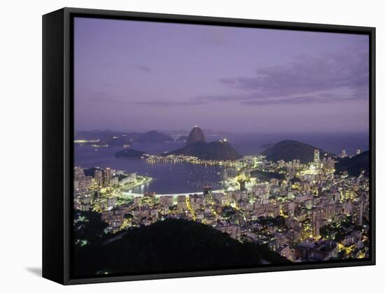 Sugar Loaf Mountain, Rio de Janeiro, Brazil-null-Framed Stretched Canvas