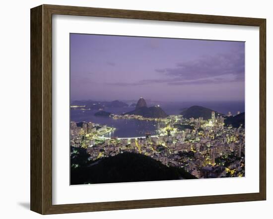 Sugar Loaf Mountain, Rio de Janeiro, Brazil-null-Framed Premium Photographic Print