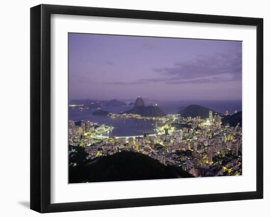 Sugar Loaf Mountain, Rio de Janeiro, Brazil-null-Framed Premium Photographic Print