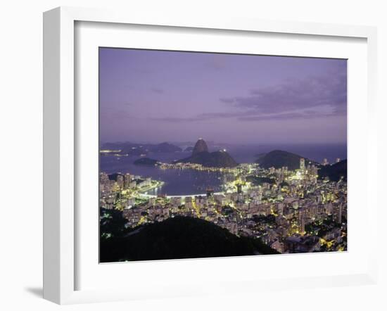 Sugar Loaf Mountain, Rio de Janeiro, Brazil-null-Framed Premium Photographic Print