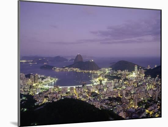 Sugar Loaf Mountain, Rio de Janeiro, Brazil-null-Mounted Premium Photographic Print