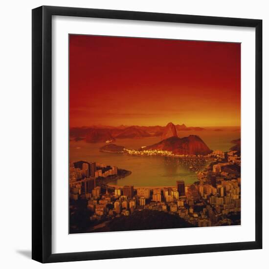 Sugar Loaf Mountain, Rio de Janeiro, Brazil-null-Framed Photographic Print