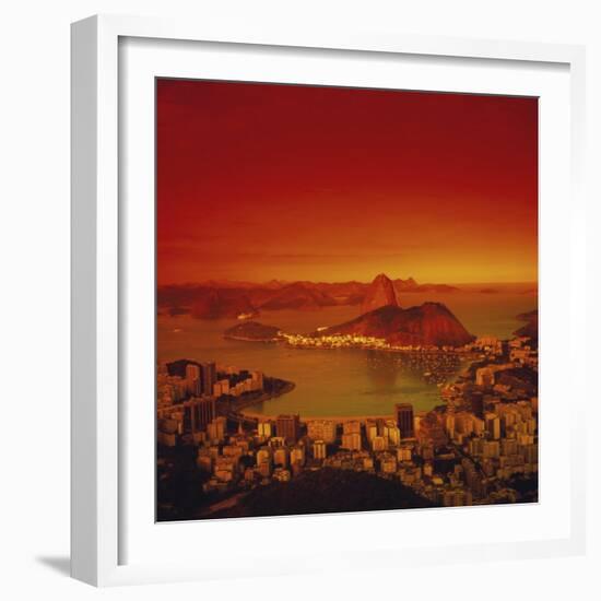 Sugar Loaf Mountain, Rio de Janeiro, Brazil-null-Framed Photographic Print