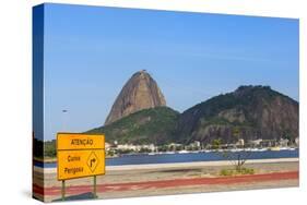 Sugar Loaf Mountain Viewed from Botafogo, Rio De Janeiro, Brazil, South America-Gabrielle and Michael Therin-Weise-Stretched Canvas