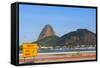 Sugar Loaf Mountain Viewed from Botafogo, Rio De Janeiro, Brazil, South America-Gabrielle and Michael Therin-Weise-Framed Stretched Canvas
