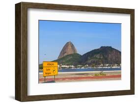 Sugar Loaf Mountain Viewed from Botafogo, Rio De Janeiro, Brazil, South America-Gabrielle and Michael Therin-Weise-Framed Photographic Print