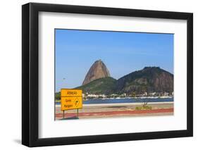 Sugar Loaf Mountain Viewed from Botafogo, Rio De Janeiro, Brazil, South America-Gabrielle and Michael Therin-Weise-Framed Photographic Print