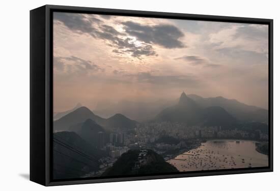 Sugar Loaf, Rio de Janeiro, Brazil-Richard Silver-Framed Stretched Canvas