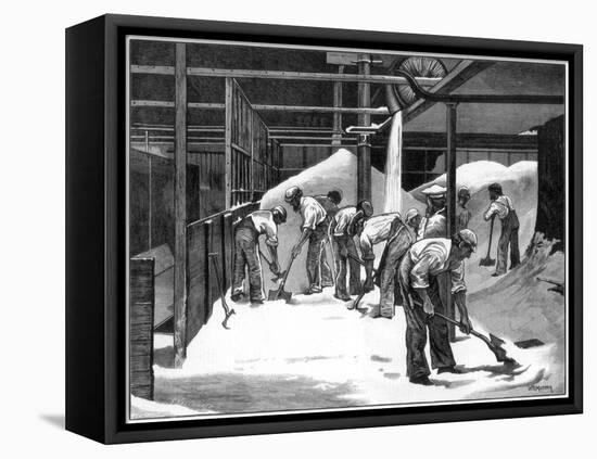 Sugar Making at the Counterslip Refinery, Bristol, 1873-WB Murray-Framed Stretched Canvas