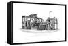 Sugar Mill and Steam Engine, 1866-null-Framed Stretched Canvas